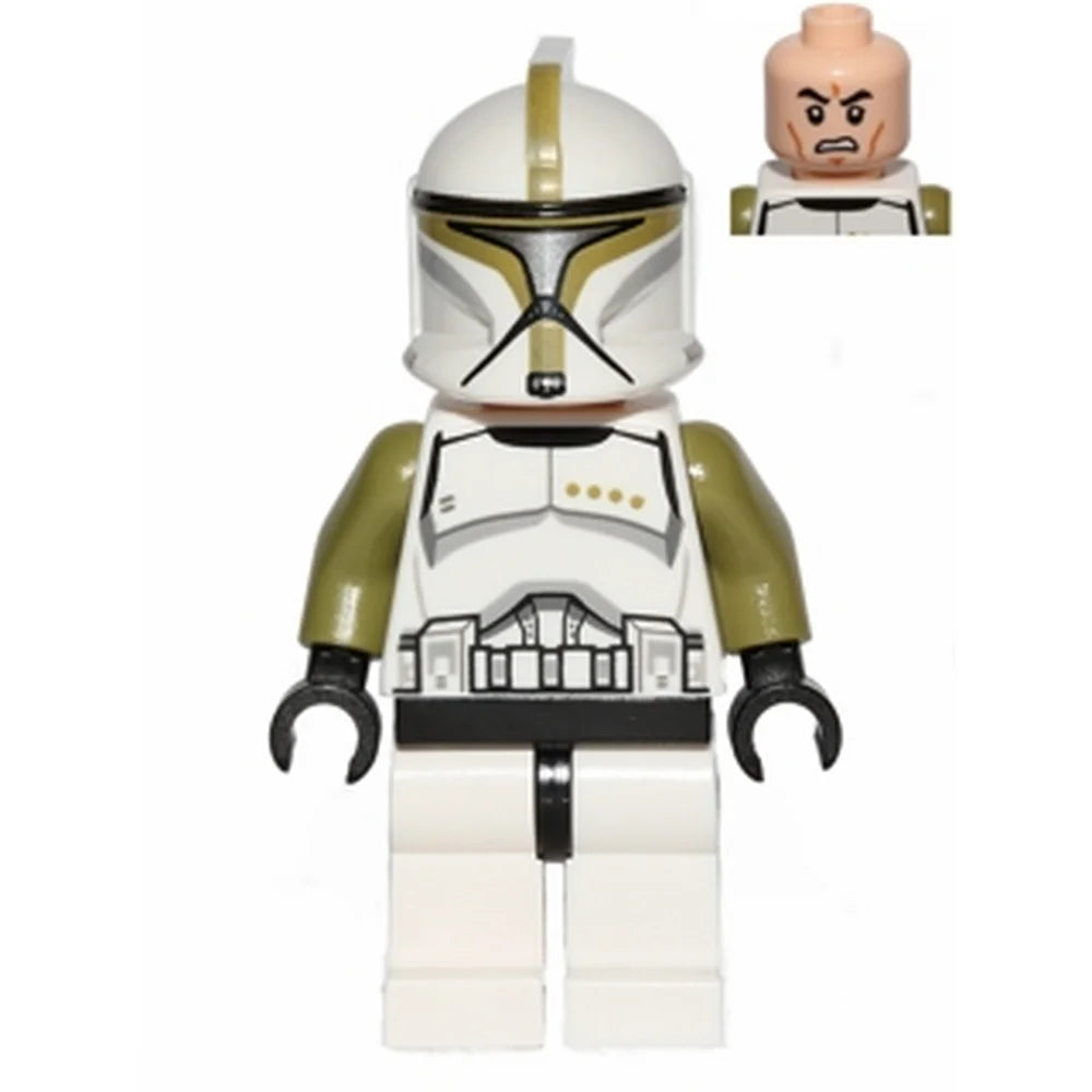 LEGO® Star Wars Clone Trooper Sergeant Minifigure Green Phase 1 75000 sw0438