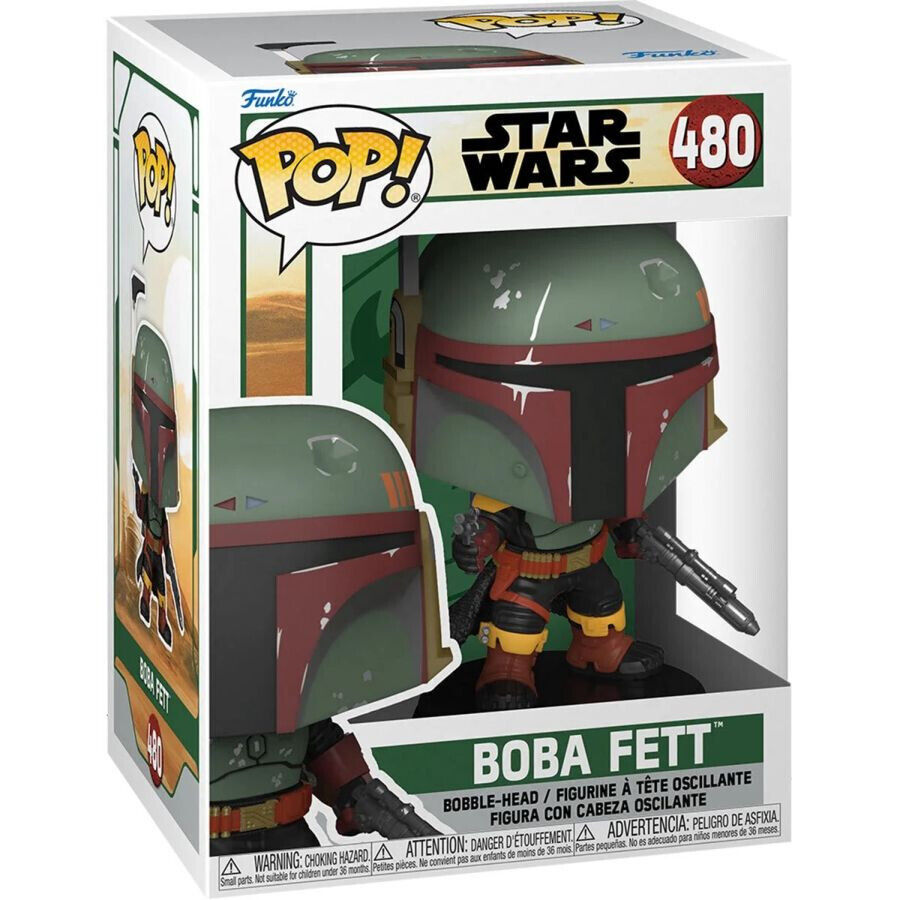 Brand New Funko Pop Boba Fett 480 Star Wars The Book of Boba Fett Vinyl Figure